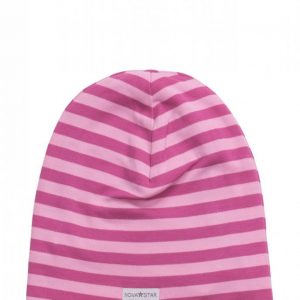 Nova Star Nb Pink Striped Beanie Pipo